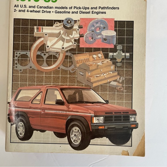 Chilton 6816 Repair Manual Datsun Nissan Pickup Pathfinder 1970-1989 Guide USA - Picture 5 of 16